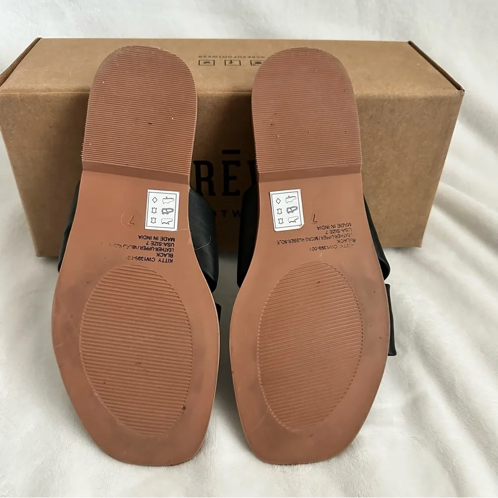 CREVO Kitty Leather Slide Sandal 7